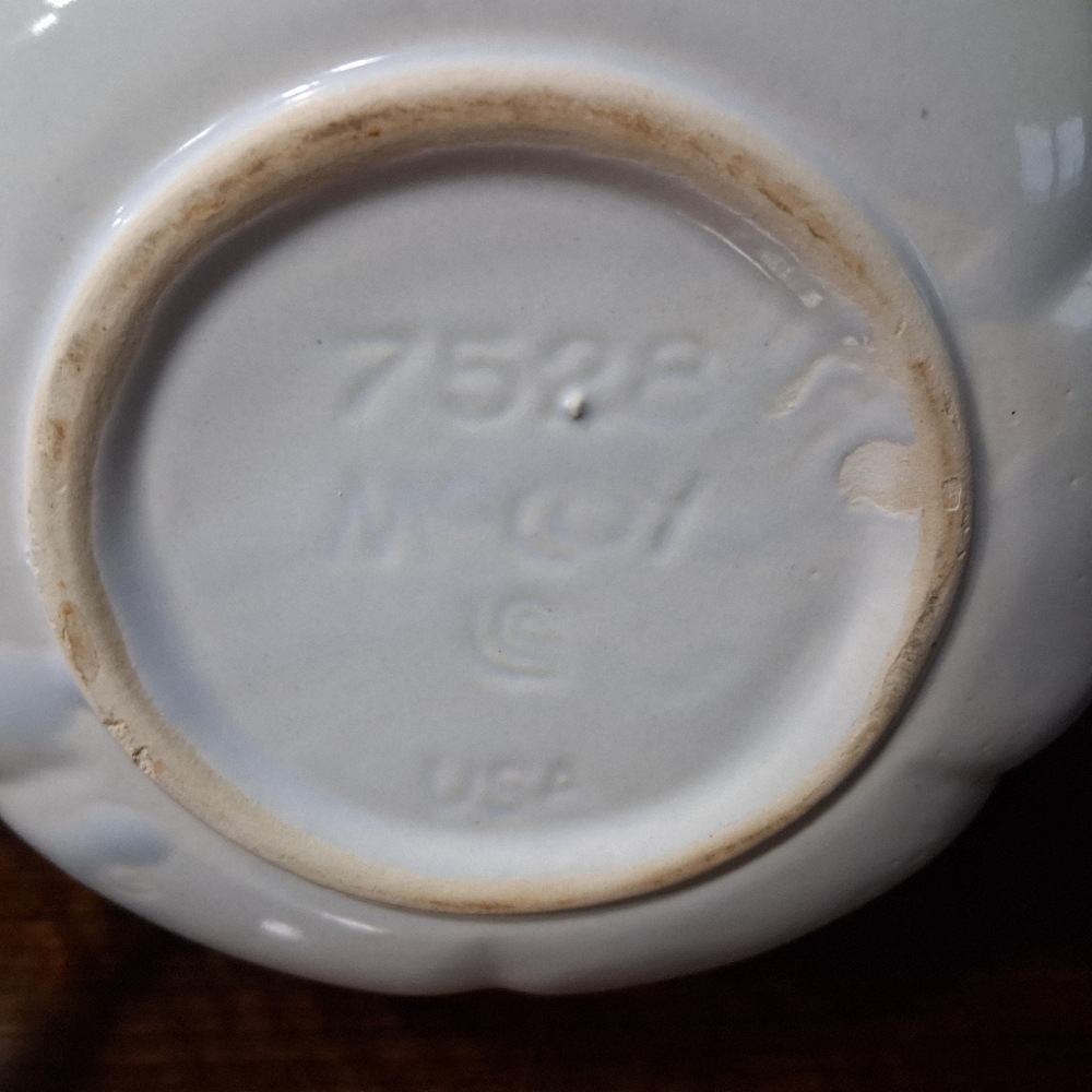 Vintage McCoy Strawberry Country Pitcher And Basin Set Wash Bowl 7528 USA - Picture 8 of 14